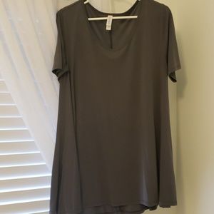 LuLaRoe Tops - Slate grey perfect T LuLaRoe Tops - Slate grey perfect T